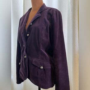 Coldwater Creek Womens Corduroy Jacket